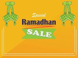 Ramadan sale banner template promotion design, suitable for web promotion and social media, vector illustration.