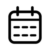 calendar icon template vector