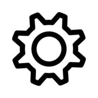 gear icon template vector