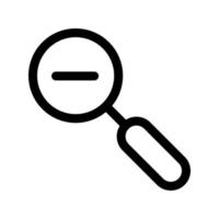 Magnifying icon template vector