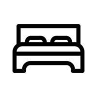 Bed icon template vector
