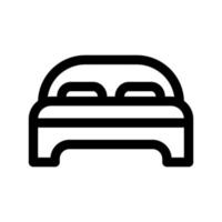 Bed icon template vector