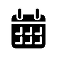 Illustration Vector graphic of calendar icon template