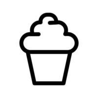 Cupcake icon template vector