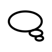 bubble speech icon vector