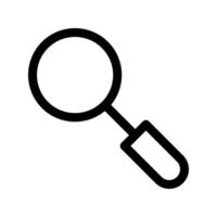 Magnifying icon template vector