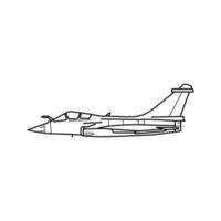 icono de avión militar vector
