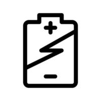 Battery icon template vector