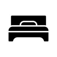 Bed icon template vector