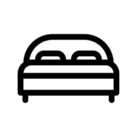 Bed icon template vector