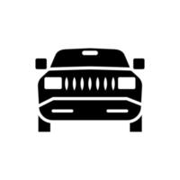 Car icon template vector