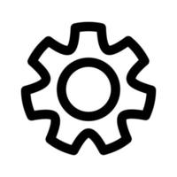 gear icon template vector