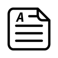 document icon template vector