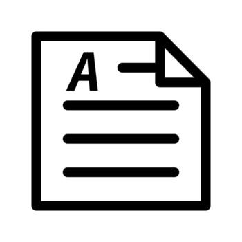 plantilla de icono de documento vector