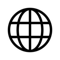 Globe icon template vector