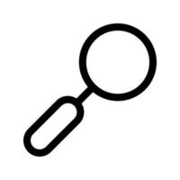 Magnifying icon template vector
