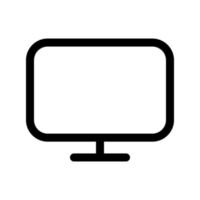 Monitor icon template vector