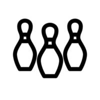 Bowling icon template vector