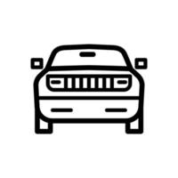 plantilla de icono de coche vector