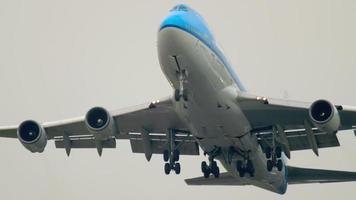 klm boeing 747 départ video