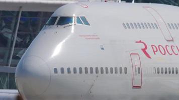 vue du cockpit du jumbo jet video