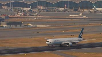Cathay Pacific Boeing 777 take off