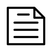 document icon template vector