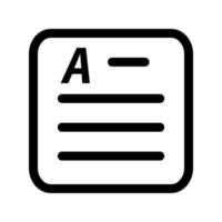 document icon template vector