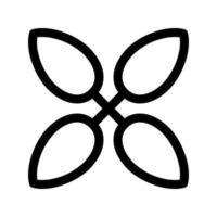 Leaf icon template vector