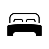 Bed icon template vector