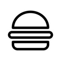 plantilla de icono de hamburguesa vector