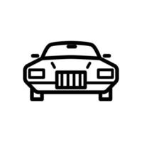 plantilla de icono de coche vector