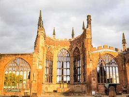 HDR Coventry Cathedral ruins photo