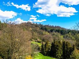 HDR Turin hills view photo