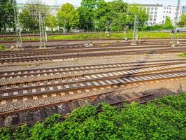 HDR railroad railway tracks