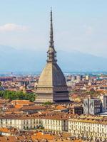 HDR Aerial view of Turin photo