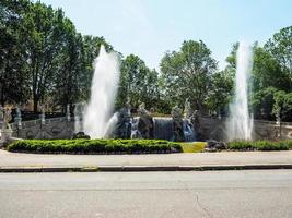 HDR Fontana dei mesi in Turin photo