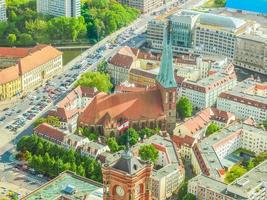 HDR Berlin aerial view photo