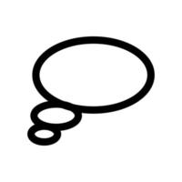 bubble speech icon vector