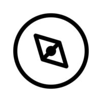 compass icon template vector