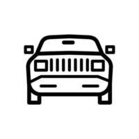 Car icon template vector