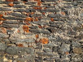 Old stone wall background. Stone backdrop photo