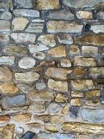 Old stone wall background. Stone backdrop photo