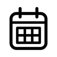 calendar icon template vector