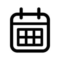 calendar icon template vector