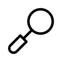 Magnifying icon template vector