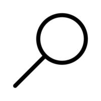 Magnifying icon template vector