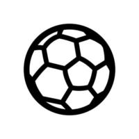 plantilla de icono de fútbol vector