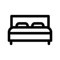 Bed icon template vector