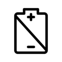 Battery icon template vector